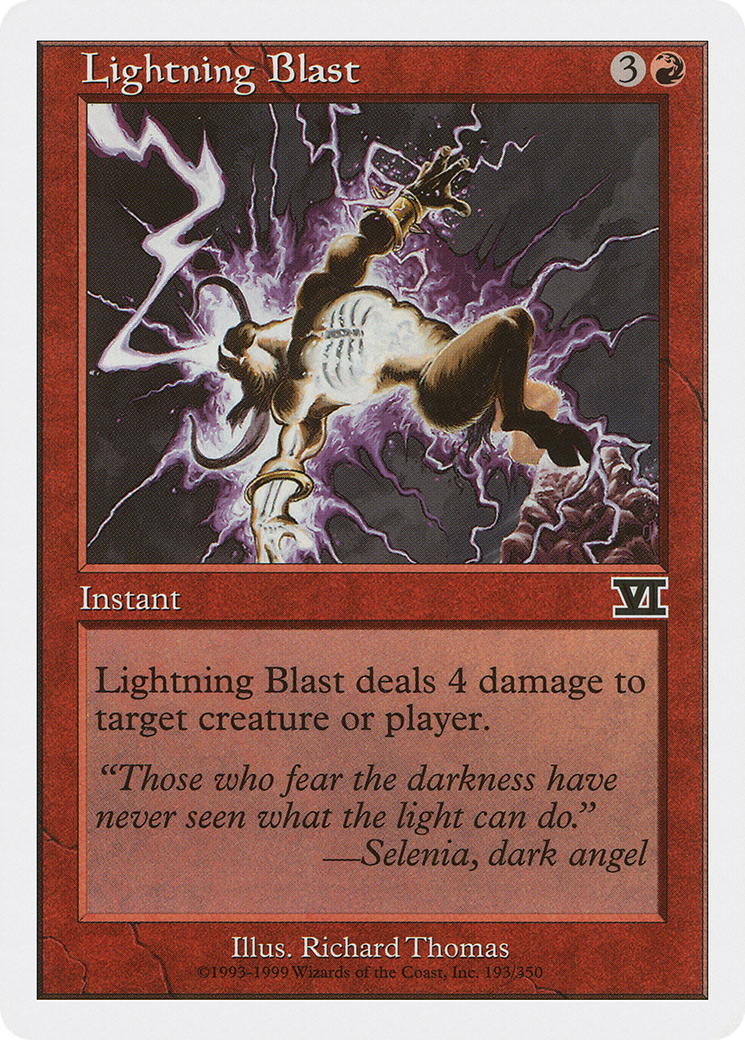 Lightning Blast (6ED-193) - Classic Sixth Edition