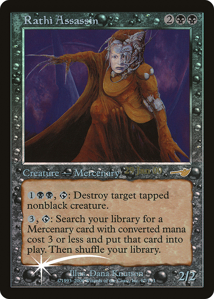 Rathi Assassin (PRE-067) - Nemesis Promos Foil