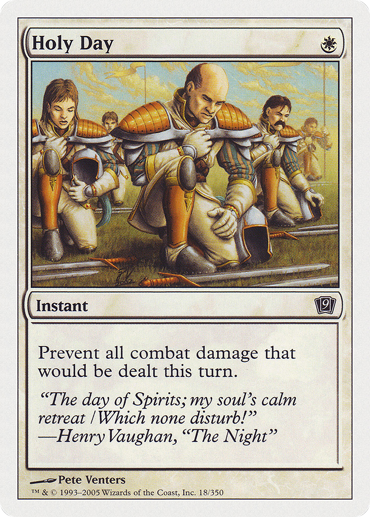 Holy Day (9ED-018) - 9th Edition Foil