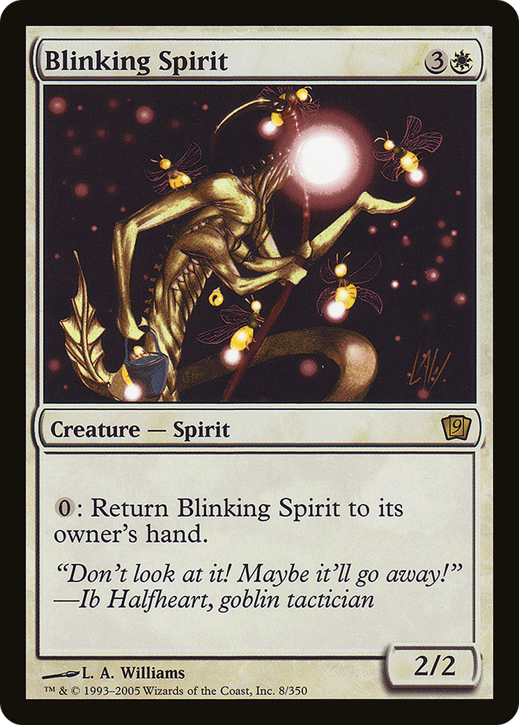 Blinking Spirit (9ED-008) - 9th Edition Foil