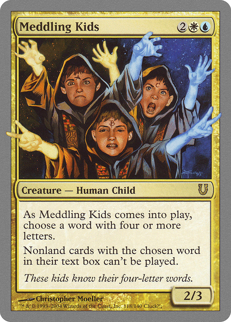 Meddling Kids (UNH-118) - Unhinged Foil