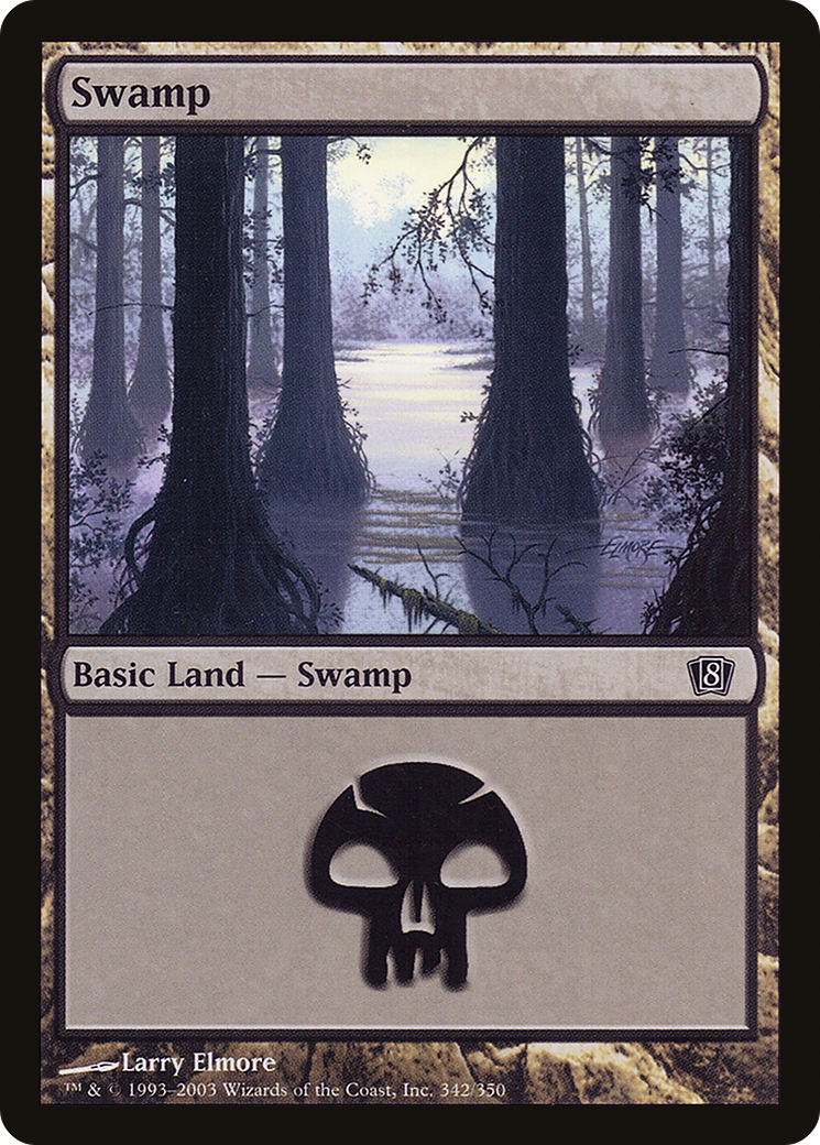 Swamp (342) (8ED-342) - 8th Edition Foil