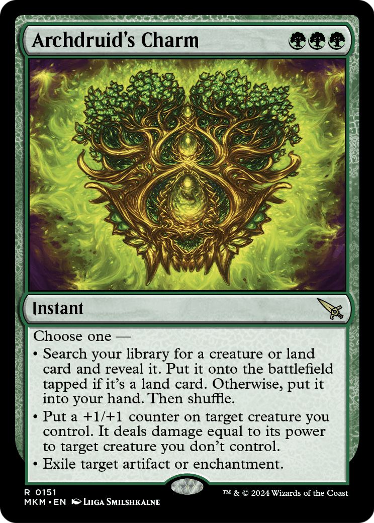 Archdruid's Charm (MKM-151) - Murders at Karlov Manor Foil