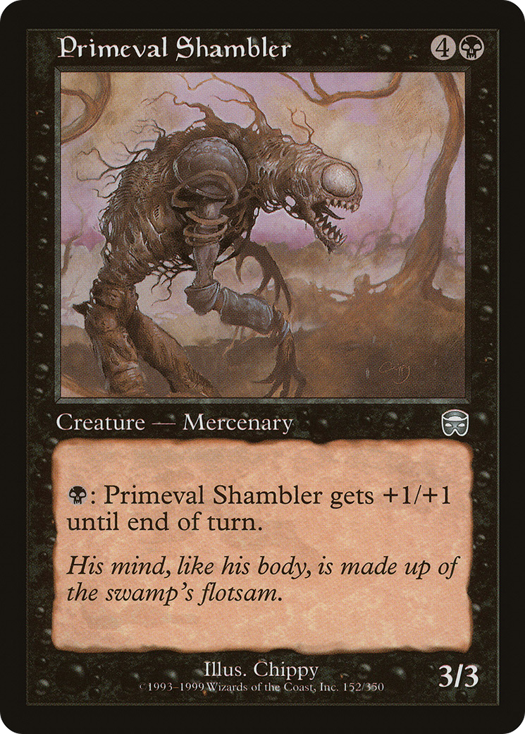 Primeval Shambler (MMQ-152) - Mercadian Masques Foil