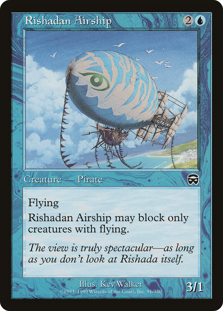 Rishadan Airship (MMQ-091) - Mercadian Masques Foil