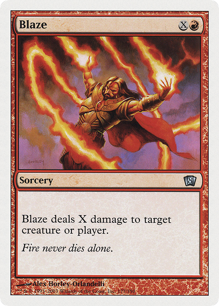 Blaze (8ED-177) - 8th Edition
