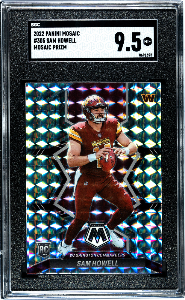 2022 Panini Mosaic Mosaic Prizm #305 Sam Howell SGC 9.5 (Rookie) | Eastridge Sports Cards
