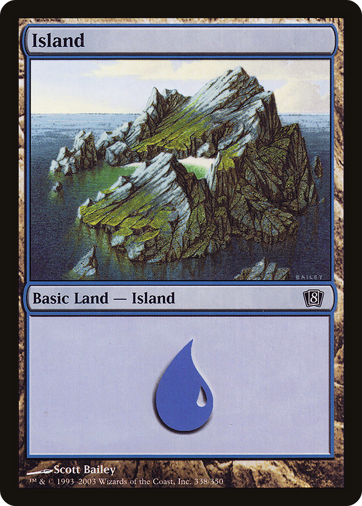 Island (338) (8ED-338) - 8th Edition