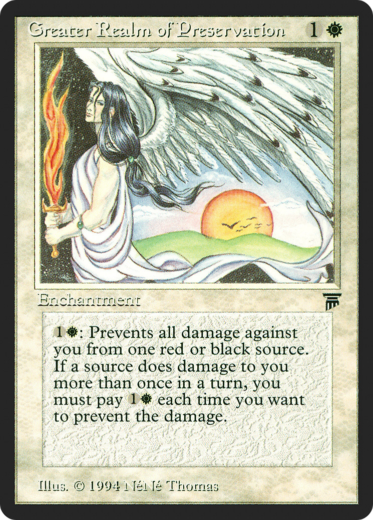 Greater Realm of Preservation (LEG-) - Legends