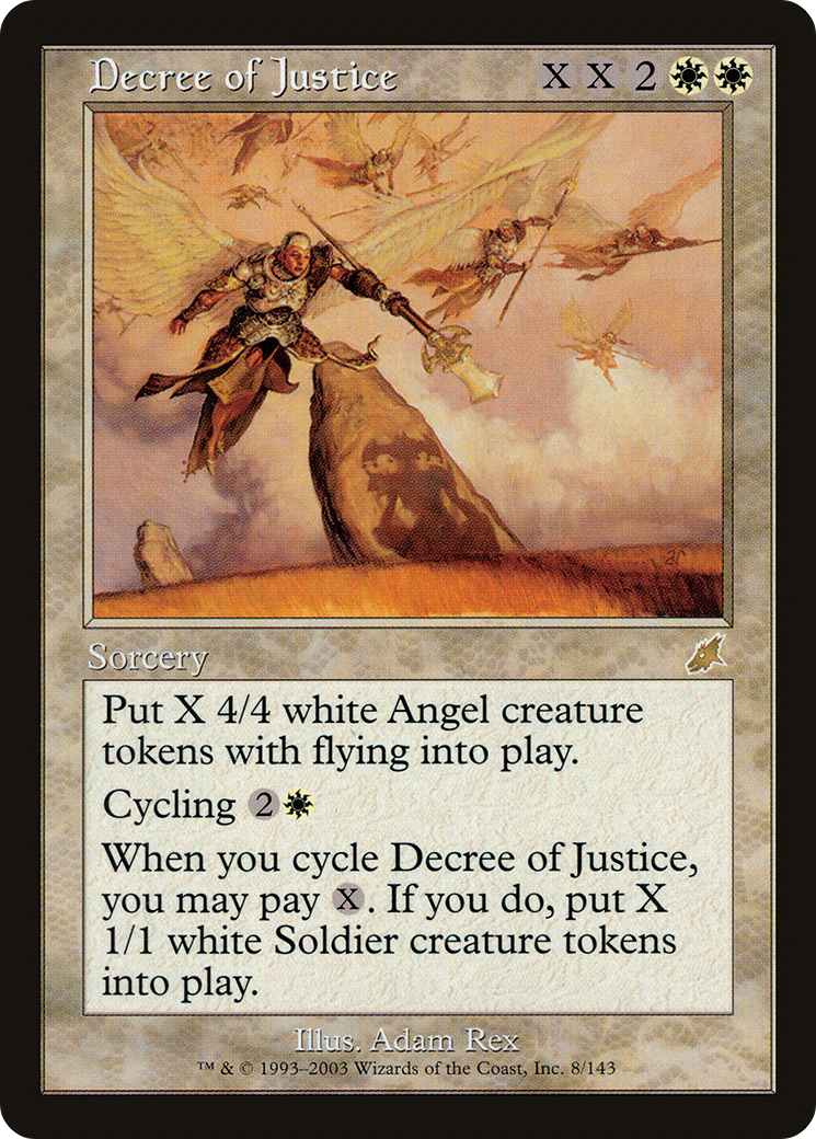 Decree of Justice (SCG-008) - Scourge Foil