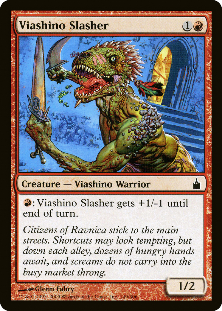 Viashino Slasher (RAV-149) - Ravnica: City of Guilds Foil