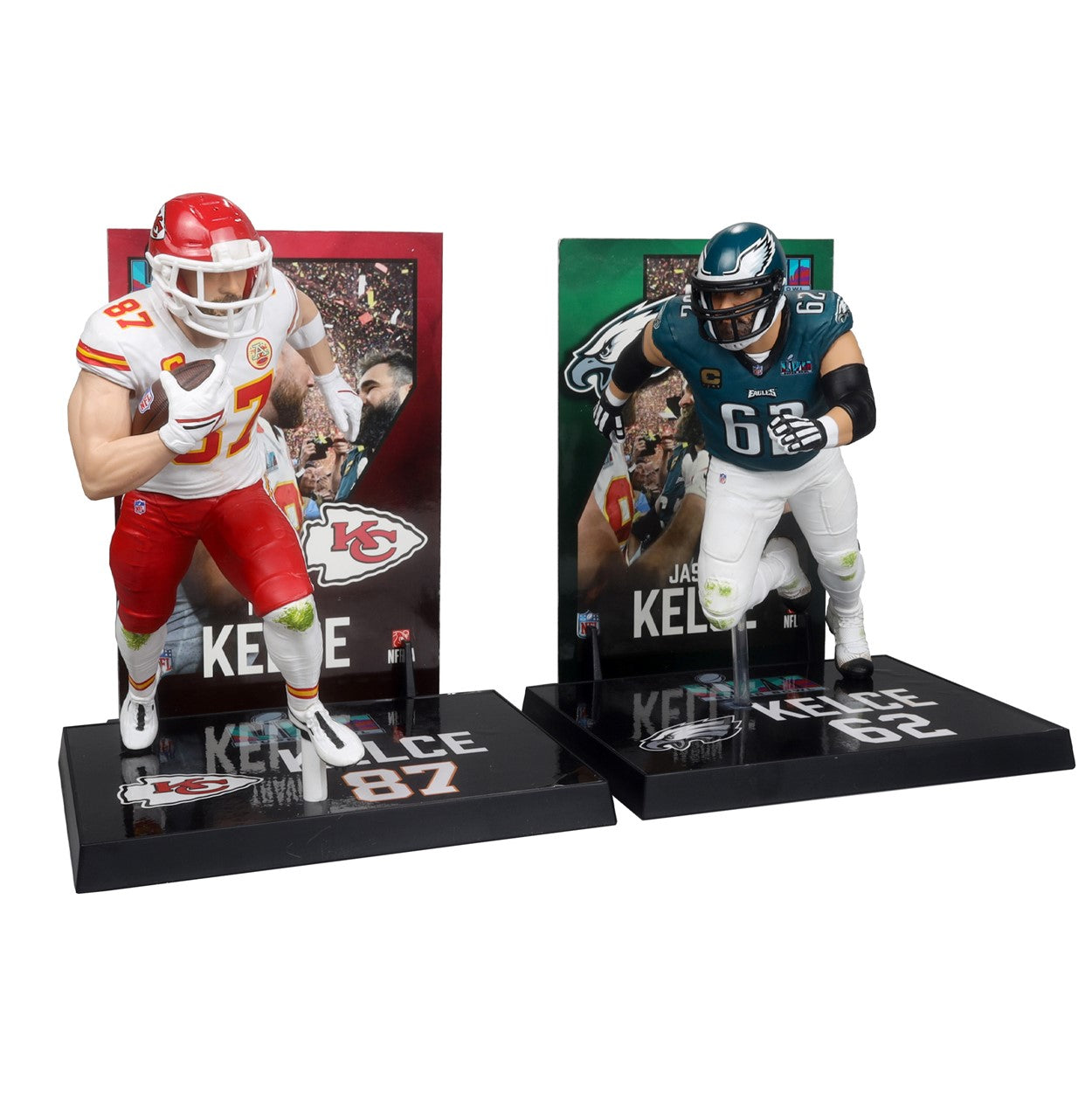 McFarlane NFL Posed - Travis Kelce  / Jason Kelce