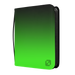 EVORETRO Toploader Album (3x3 216 card holder) - Neon Green