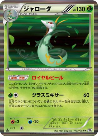 Serperior (003/053) - BW1 White Collection 1st Edition Holofoil