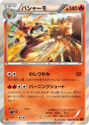 Blaziken (014/096) - XY3 Rising Fist Unlimited Holofoil