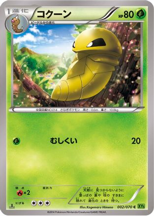 Kakuna (002/070) - XY5Bt Tidal Storm 1st Edition