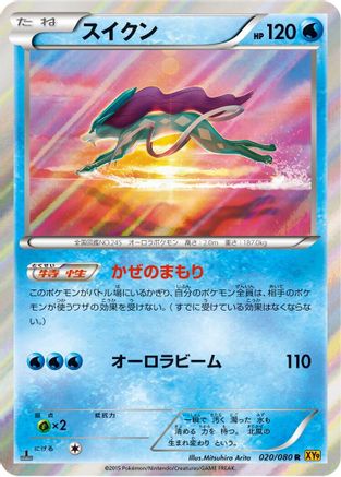 Suicune (020/080) - XY9 Rage of the Broken Heavens Unlimited Holofoil