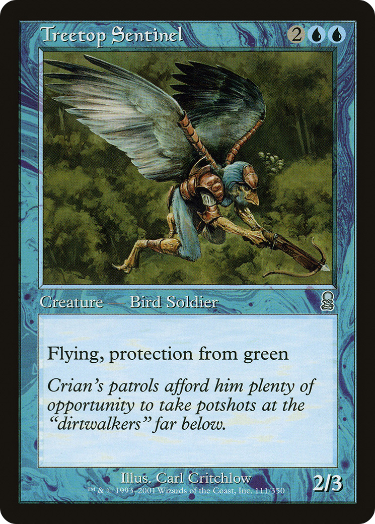 Treetop Sentinel (ODY-111) - Odyssey Foil