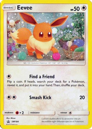 Eevee (Cosmos Holo) (SM184) Holofoil [SM Promos] - Promo