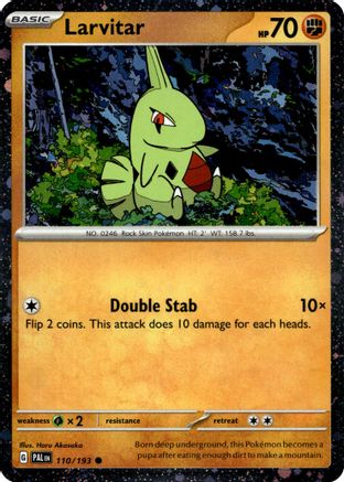 Larvitar (Cosmo Foil) (110/193) Holofoil [Miscellaneous Cards & Products] - Promo