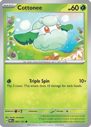 Cottonee (007) [SV Prismatic Evolutions] - Common