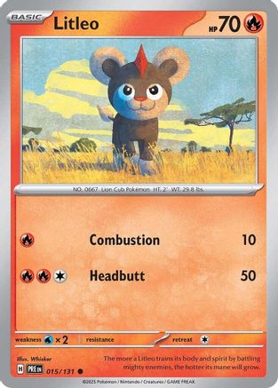 Litleo (015) [SV Prismatic Evolutions] - Common