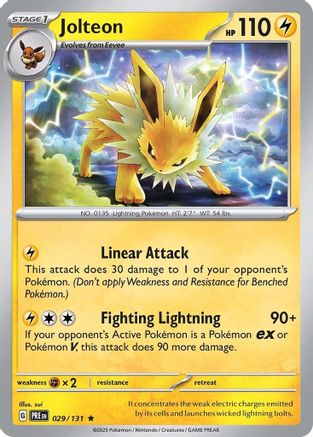 Jolteon (029) Holofoil [SV Prismatic Evolutions] - Rare