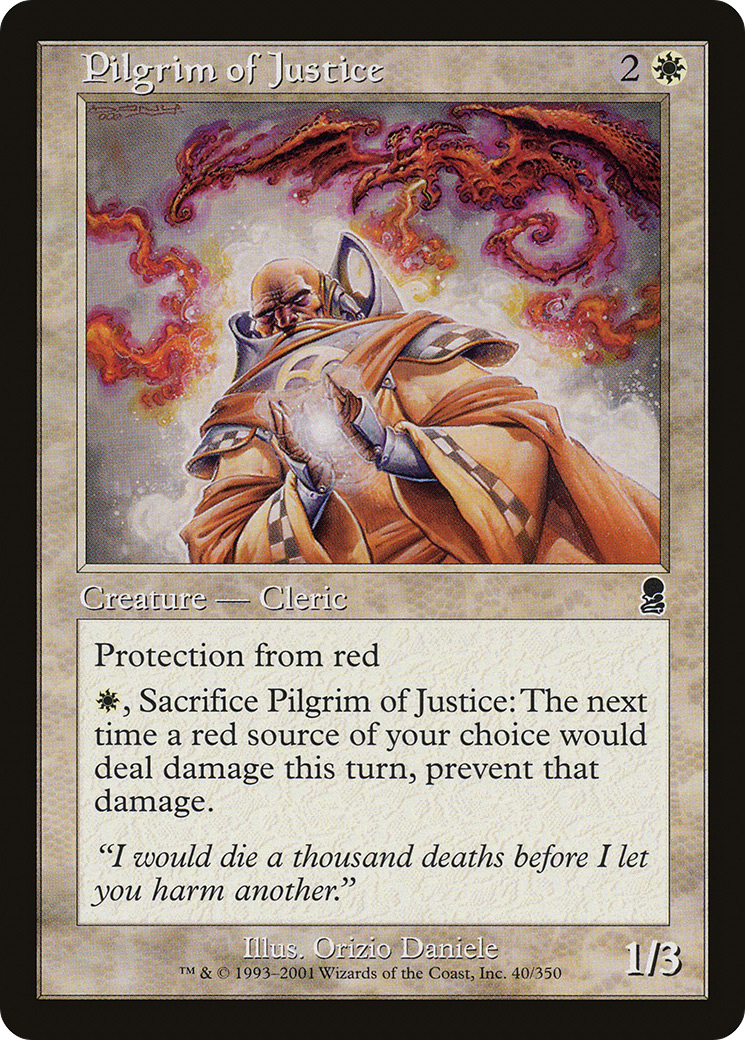 Pilgrim of Justice (ODY-040) - Odyssey Foil