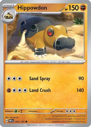 Hippowdon (053) [SV Prismatic Evolutions] - Common