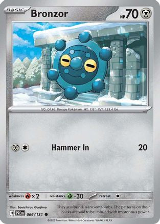 Bronzor (066) Reverse Holofoil [SV Prismatic Evolutions] - Common