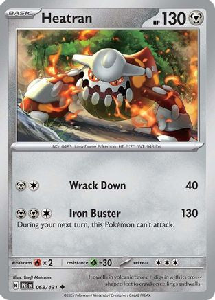 Heatran (068) [SV Prismatic Evolutions] - Uncommon