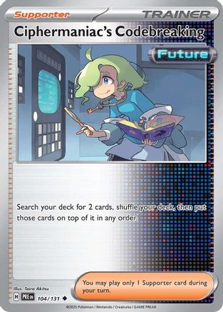 Ciphermaniac's Codebreaking (104) [SV Prismatic Evolutions] - Uncommon