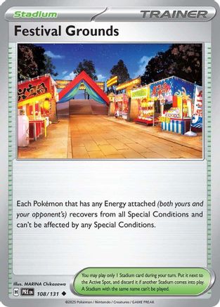 Festival Grounds (108) [SV Prismatic Evolutions] - Uncommon