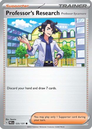 Professor's Research [Professor Sycamore] (125) [SV Prismatic Evolutions] - Common