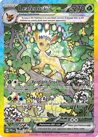 Leafeon ex (144/131) Holofoil [SV Prismatic Evolutions] - Special Illustration Rare