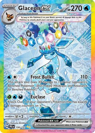 Glaceon ex (150/131) Holofoil [SV Prismatic Evolutions] - Special Illustration Rare