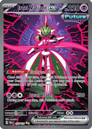 Iron Valiant ex (157) Holofoil [SV Prismatic Evolutions] - Special Illustration Rare