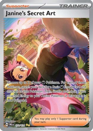 Janine's Secret Art (173/131) Holofoil [SV Prismatic Evolutions] - Special Illustration Rare