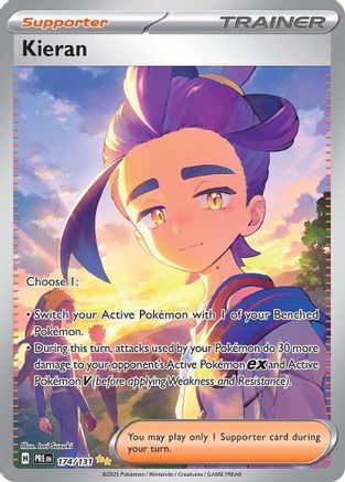 Kieran (174/131) Holofoil [SV Prismatic Evolutions] - Special Illustration Rare