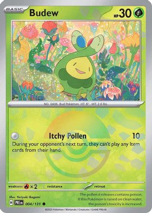 Budew (Poke Ball Pattern) (004) Holofoil [SV Prismatic Evolutions] - Common