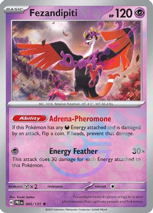 Fezandipiti (Poke Ball Pattern) (045) Holofoil [SV Prismatic Evolutions] - Rare