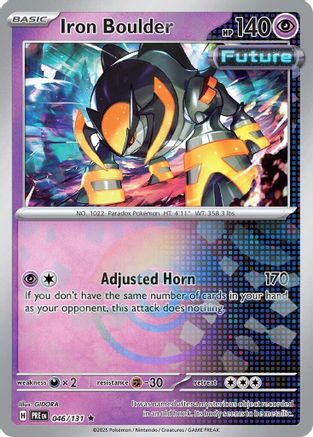 Iron Boulder (Poke Ball Pattern) (046) Holofoil [SV Prismatic Evolutions] - Rare