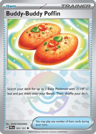 Buddy-Buddy Poffin (Poke Ball Pattern) (101) Holofoil [SV Prismatic Evolutions] - Uncommon
