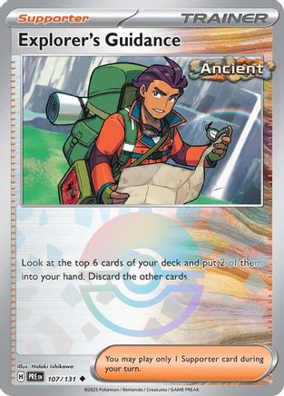 Explorer's Guidance (Poke Ball Pattern) (107) Holofoil [SV Prismatic Evolutions] - Uncommon