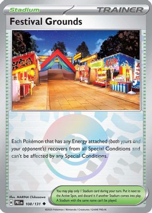 Festival Grounds (Poke Ball Pattern) (108) Holofoil [SV Prismatic Evolutions] - Uncommon