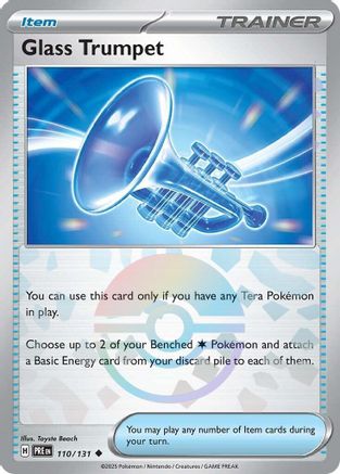Glass Trumpet (Poke Ball Pattern) (110) Holofoil [SV Prismatic Evolutions] - Uncommon