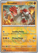 Groudon (Master Ball Pattern) (049) Holofoil [SV Prismatic Evolutions] - Rare