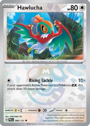 Hawlucha (Master Ball Pattern) (089) Holofoil [SV Prismatic Evolutions] - Uncommon