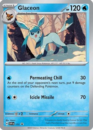 Glaceon (Cosmos Holo) (171) Holofoil [SV Scarlet & Violet Promo Cards] - Promo
