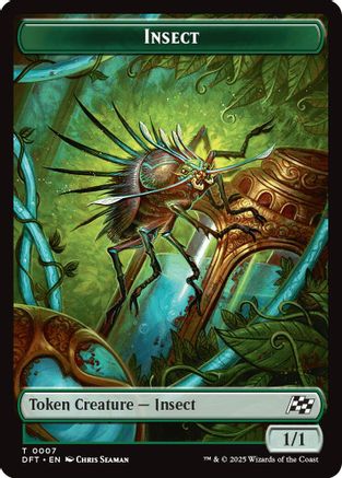 Insect // Elephant Double-Sided Token (DFT-7 // 6) - Aetherdrift